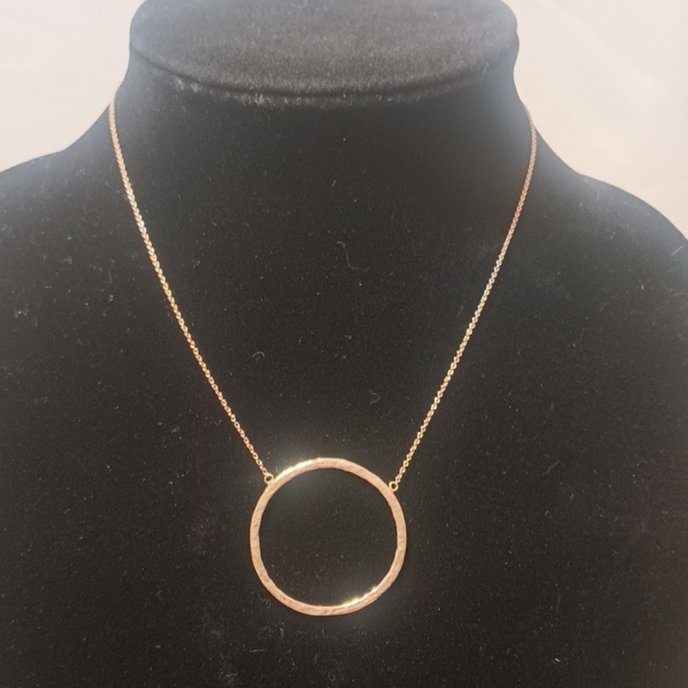 Sterling Silver Silpada Circle Pendant Necklace